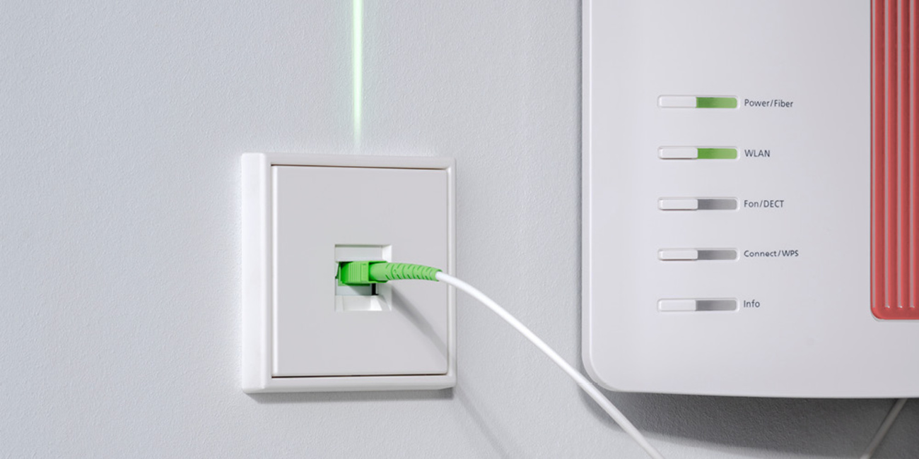 Die neuen Glasfaser-Anschlussdosen bei Elektro Ewert GbR in Wernigerode